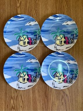 Vineyard Vines x Target Island Melamine Appetizer Plates Set of 4